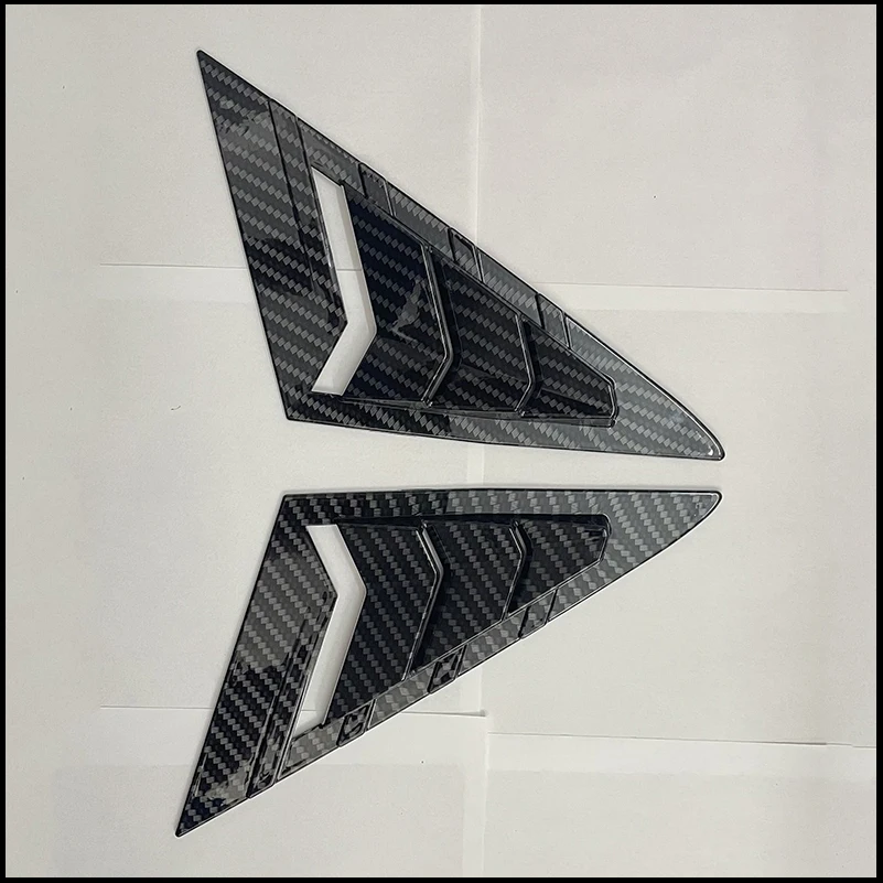 

For VW Golf 7 MK7 MK7.5 2013~2019 Front Triangle Window Blind Shades Louver Vent Cover Sticker Trim Car Styling Auto Accessories