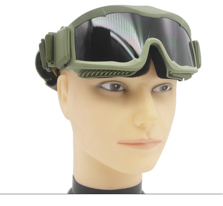 2024 neue Upgrade 3mm Taktische Schutzbrillen Kampf Explosion-proof Gläser Outdoor Jagd Paintball Brillen – Detail 13