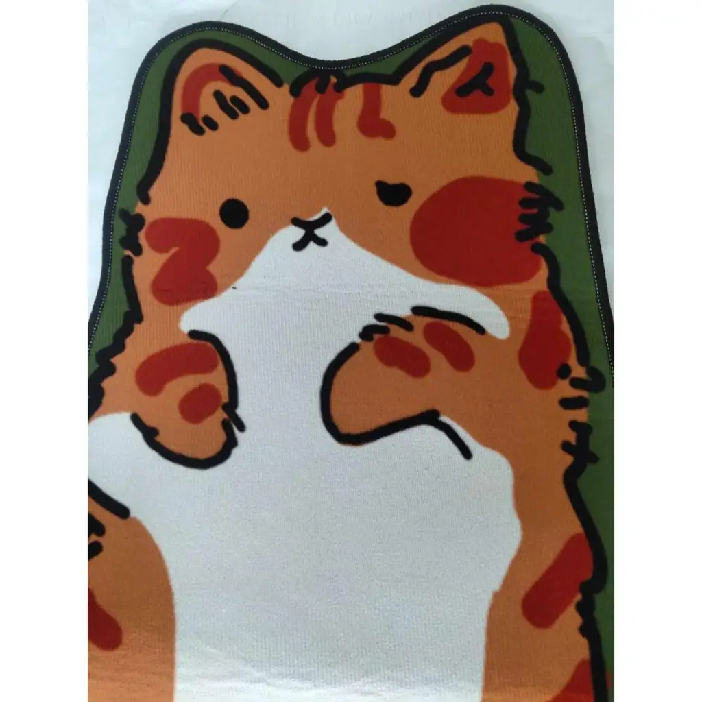 Cat Shape Bedroom Rug,Animal Shape Floor Mat for Hallway Living Room Corridor