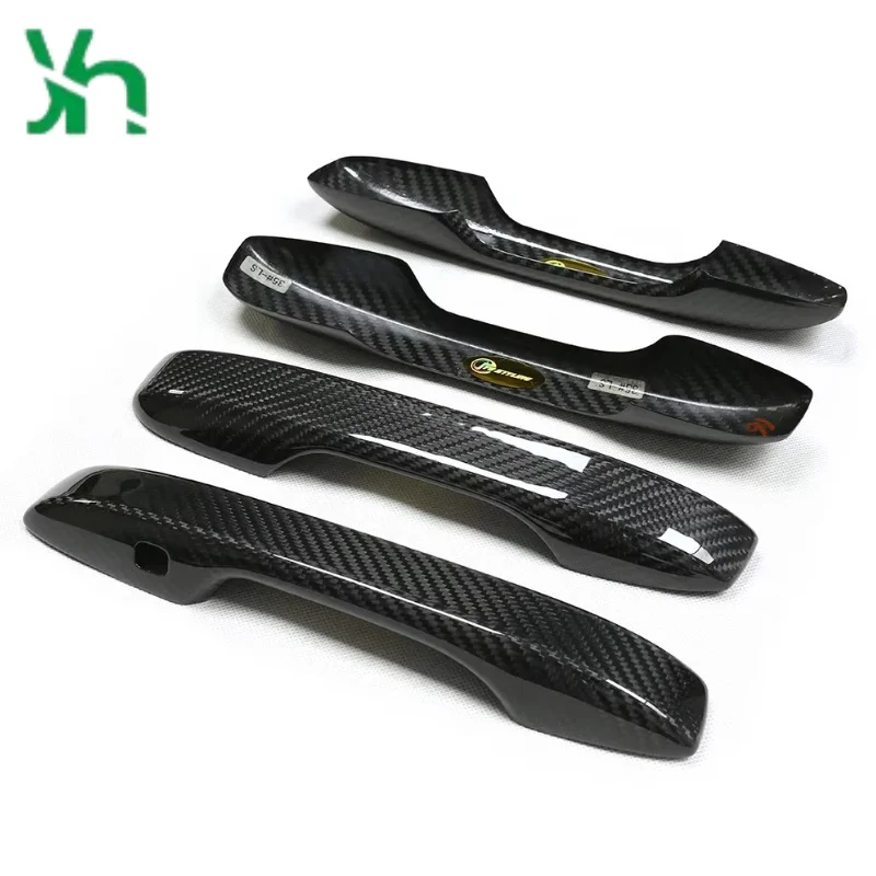 مقبض باب بنمط الكربون الجاف مقبض ديكور مقبض باب مزخرف لهاندا سيفيك 11 2022 + ديكور خارجي #1