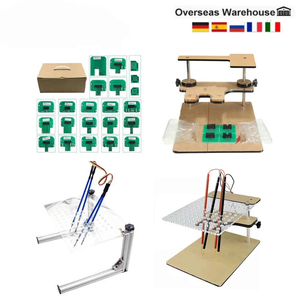 Latest LED BDM Frame With 22PCS Adapter Full Sets BDM Table For KTAG KESS Fgtech ECU Programmer ECU Chip Tuning Flasher Tester