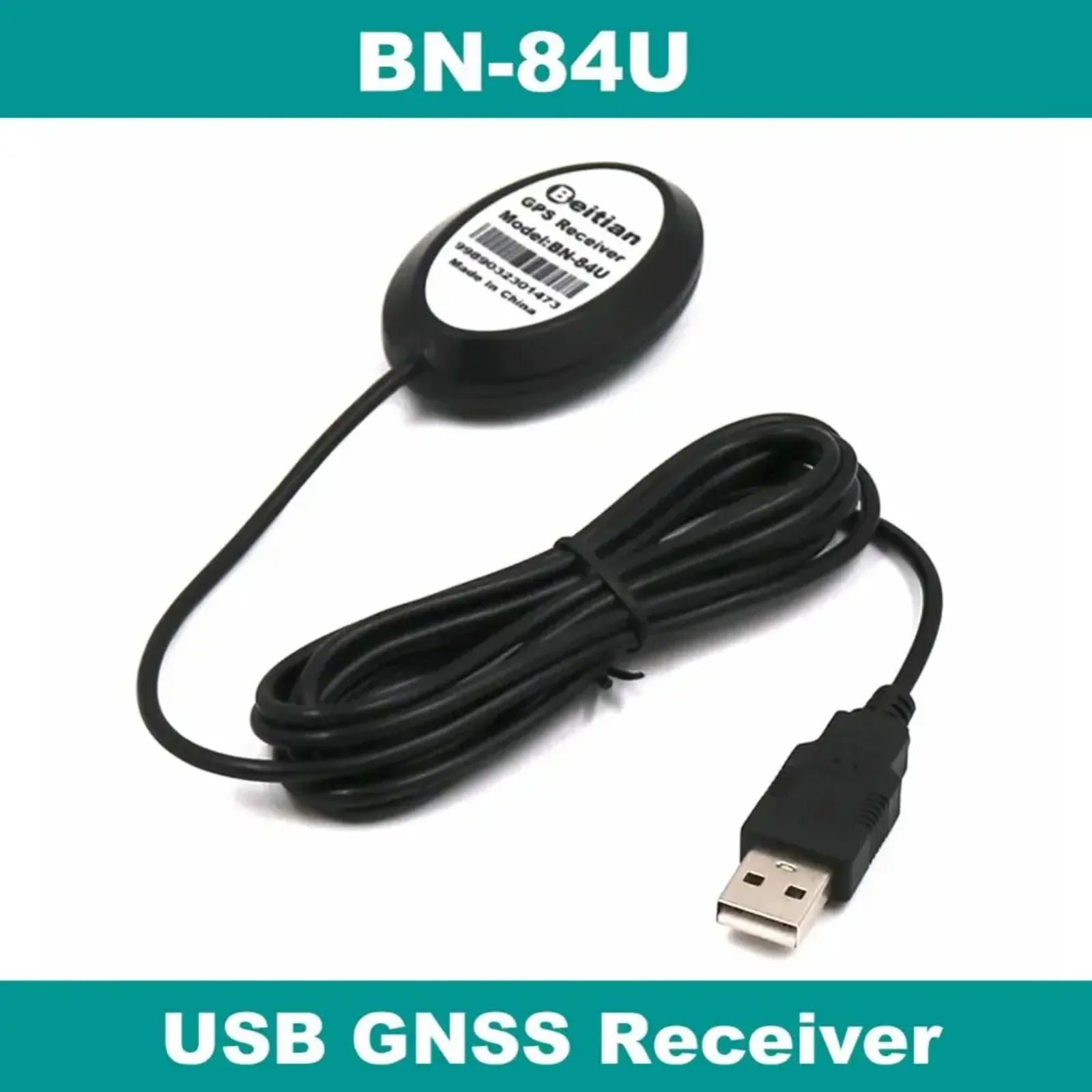 Beitian BN-84U GPS Receiver Module 5.0V VCC Dual GPS GLONASS GNSS receiver G-MOUSE USB 2.0 Male interface connector 2m cable