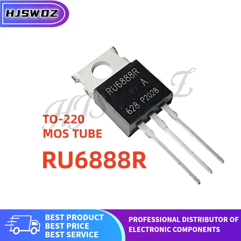 10Pcs RU6099R RU6199R RU190N08R RU6888R RU7088R RU6055R RU4099R RU40220R RU7588R RU75170R TO-220 MOS In Stock