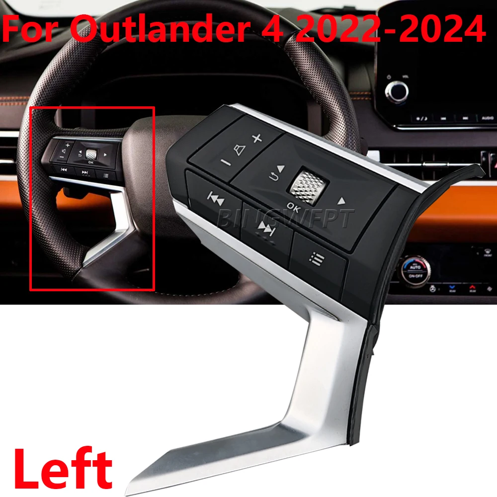 BINGWFPT High Quality Steering Wheel Volume Sound Button for MITSUBISHI For Outlander 4 2022-2024