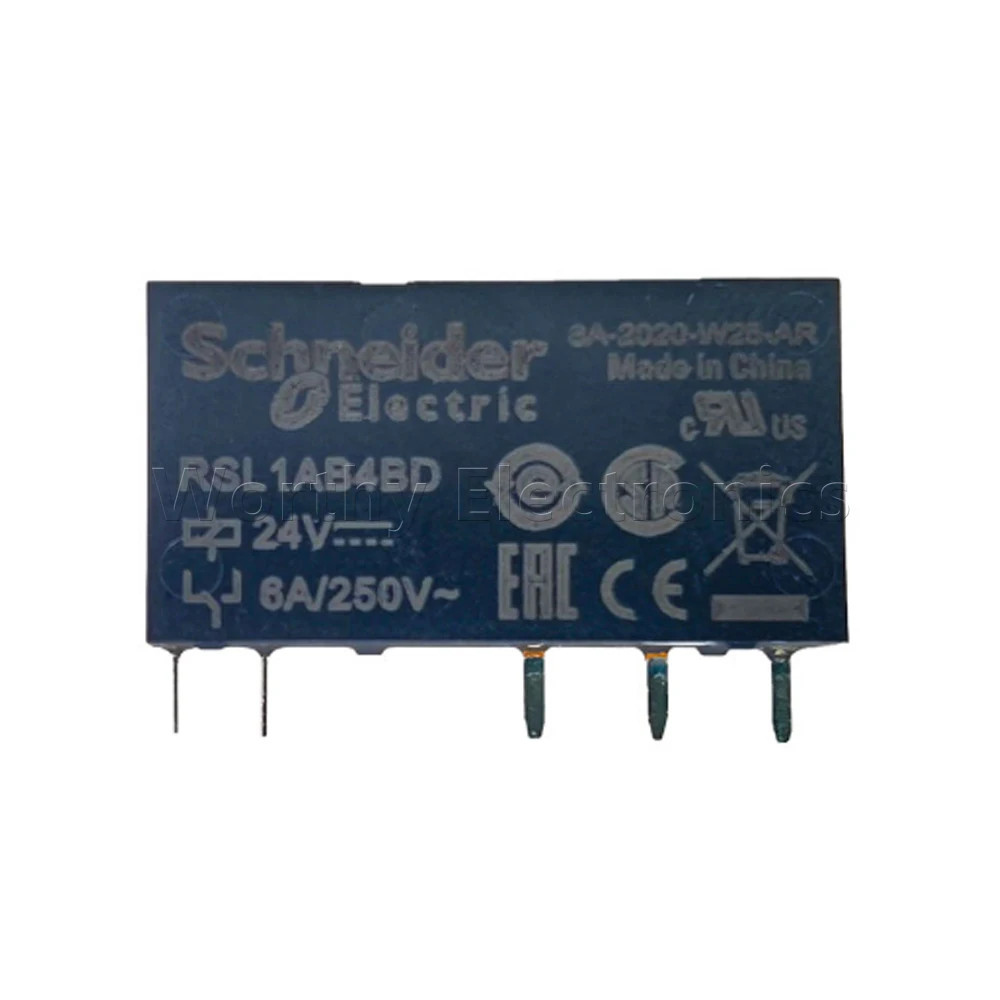 Componentes Eletrônicos Relé de Potência 24vdc 6a Dip 5pin Rsl1ab4bd Relé Industrial 10 Peças Lote