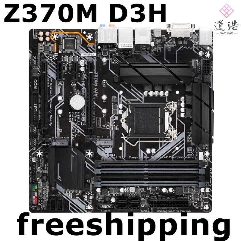 For Z370M D3H Motherboard 64GB LGA 1151 DDR4 Micro ATX Z370 Mainboard 100% Tested Fully Work