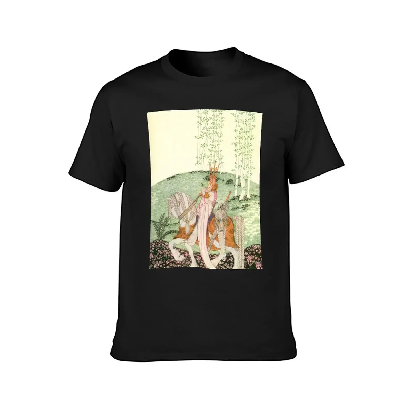 Kay Nielsen Fairy Tale Art/Illustration T-Shirt customs design your own boys animal print Aesthetic clothing mens t shirt