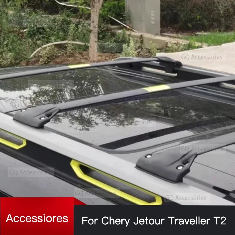 New！Car Aluminum Roof Rack Crossbar  Modified Roof Rack Fit for cherry Jetour Traveller T2 2023 2024 Jetour T2