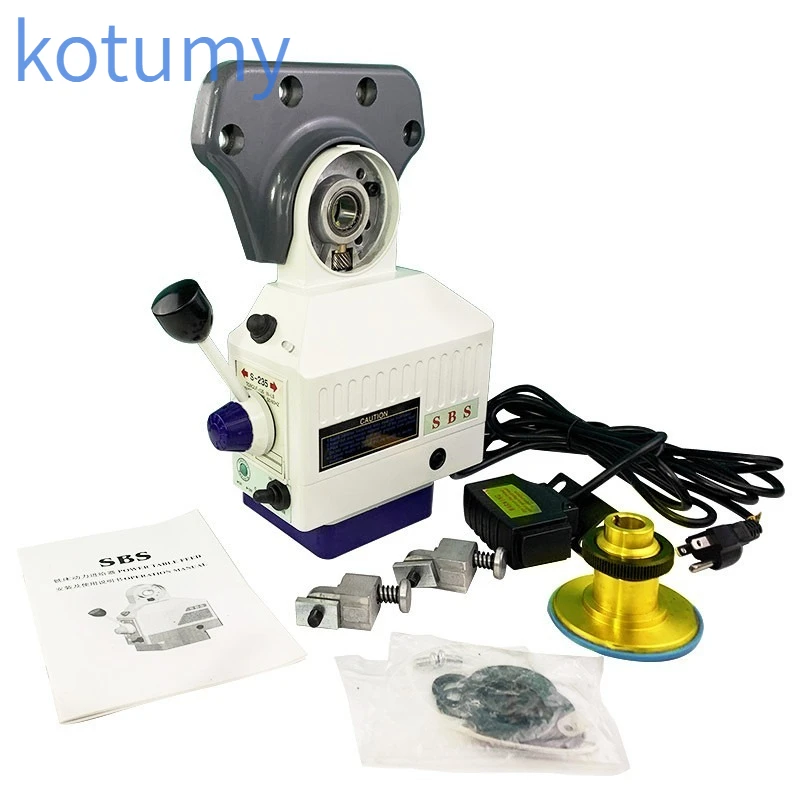 KOTUMY SBS-235 Automatic Electronic Feeder, 110/220V Universal Power Feed Unit for Vertical Milling Machine Replacement Parts