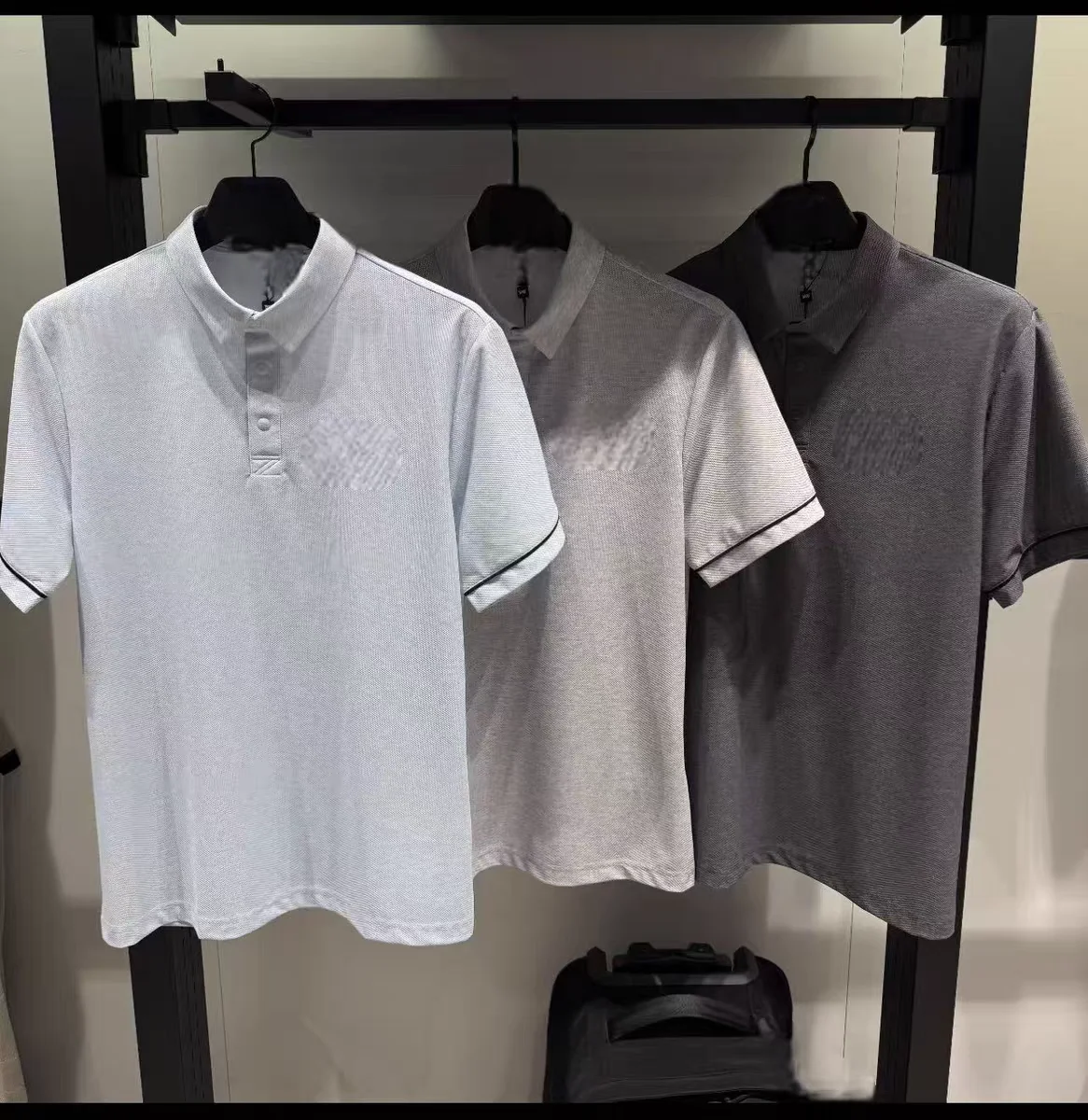 

2026 New Hot Sale Men Golf Polo Shirt Lapel Short Sleeve Breathable Slim Fit Top VersatileSports Golf Apparel for Daily Training