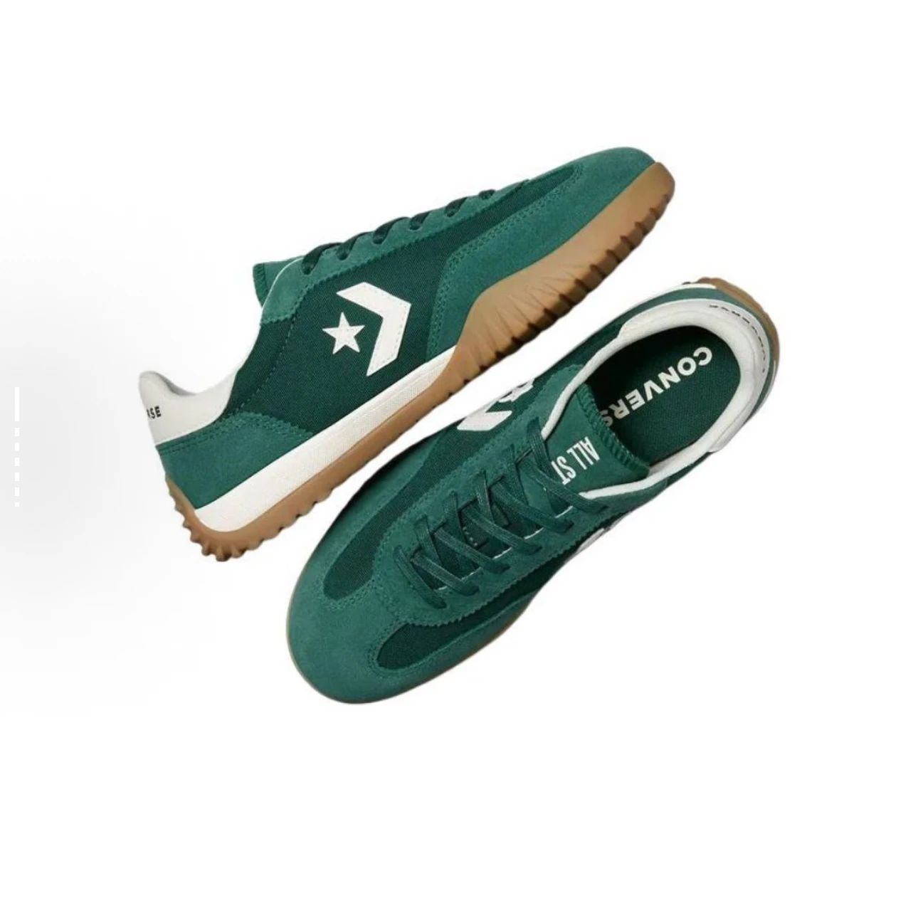 

Converse Run Star Trainer Удобная и универсальная повседневная обувь с низким верхом для мужчин и женщин зеленого цвета