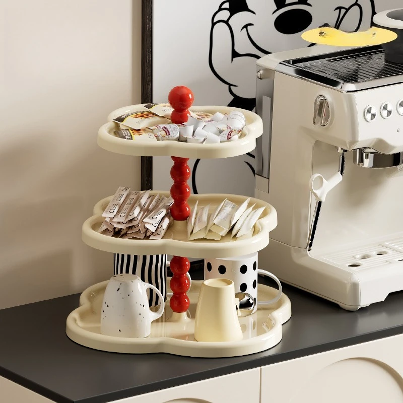 

Vintage Cake Stand - 3-Tier Dessert Display with Clover Tray, Retro Serving Platter for Fruits/Pastries, Tabletop Decor"