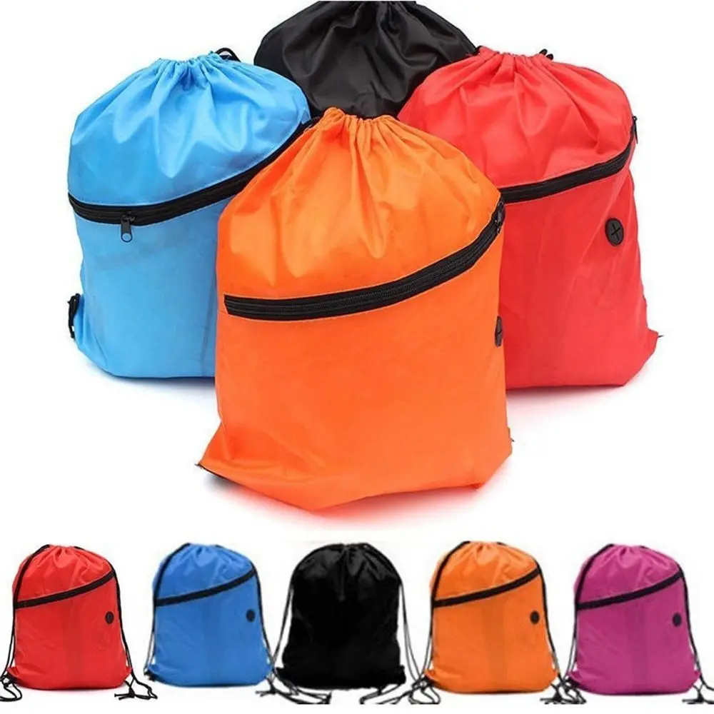 Fashion Drawstring School Gym Swim Beach Environmental Waterproof Backpacks Storage Pouch