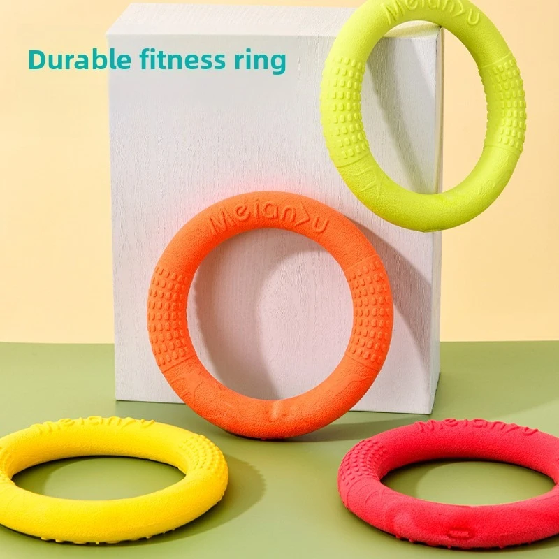Frisbee resistente a mordidas con anillo suave para entrenamiento de perros, material TPR, puede flotar en el agua, juguete interactivo para mascotas, productos para mascotas