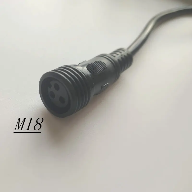 5M AC Power Cable  for GMI/PVGS 120W-700W Micro Power Inverter with M18 connector EU Socket Type Copper Extension Wire Fit