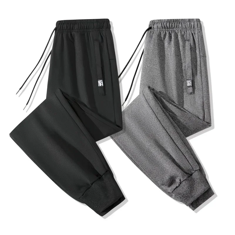 Men Four Seasons Outdoor Running Versatile Fitness Pants Men Casual Comfortable Versatile Breathable Straightened Trendy Pants