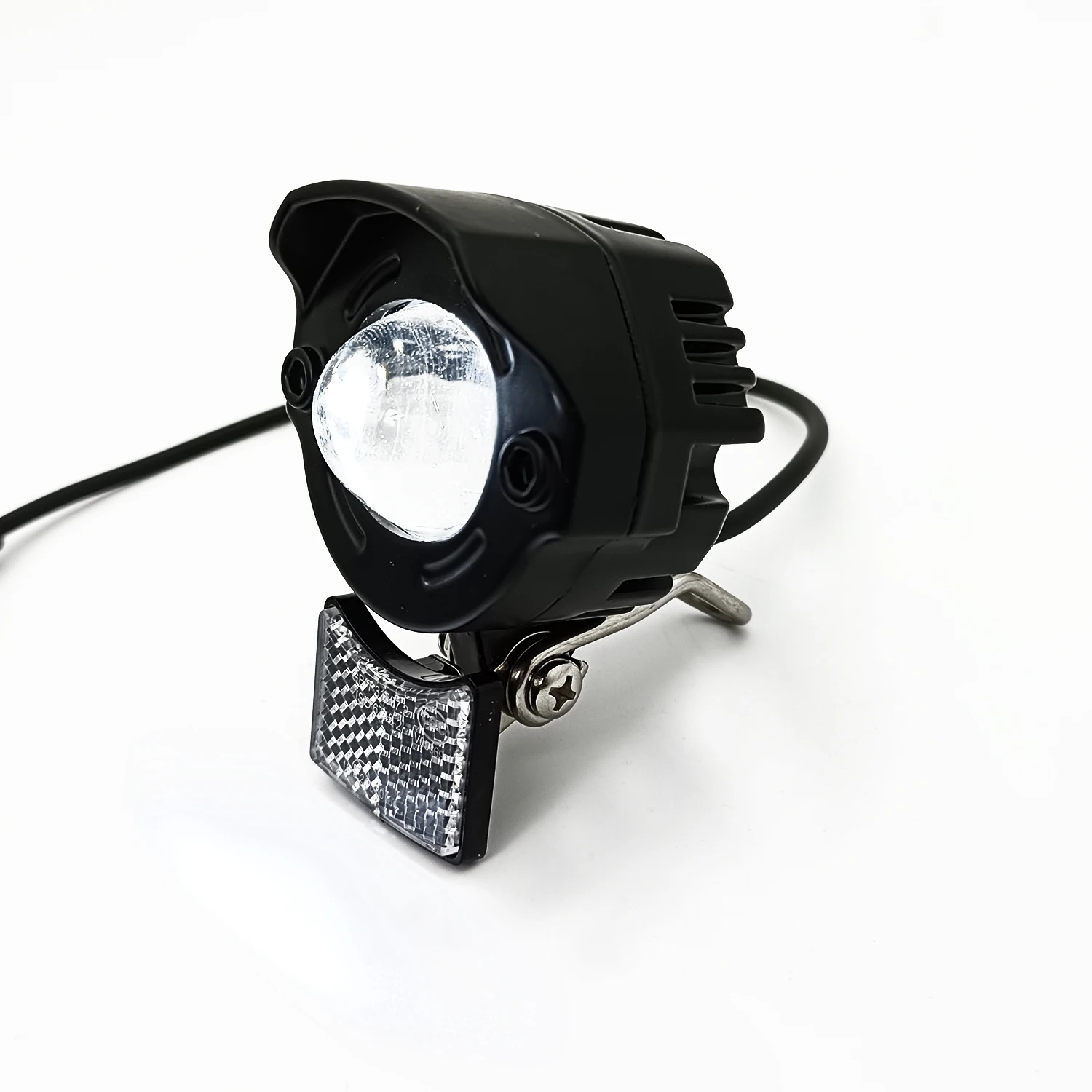 EBKE Ebike Electric Bicycle Headlight About 3500LUX 12V 24V 36V 48V 52V 60V 72V Compatible 9W E24 Aluminium Alloy