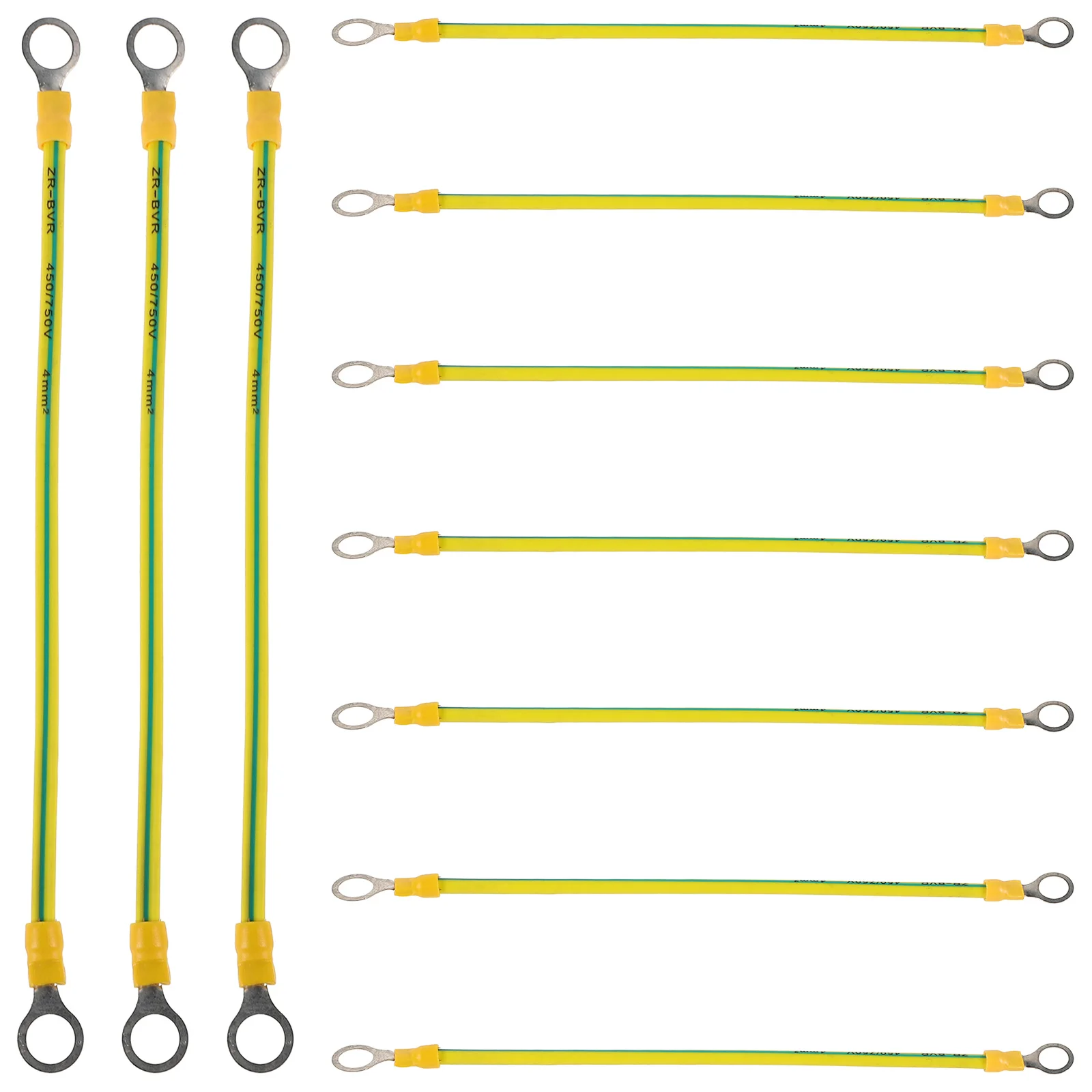

10 шт. медных кабелей заземления для автомобилей, стабильные автомобильные заземляющие провода