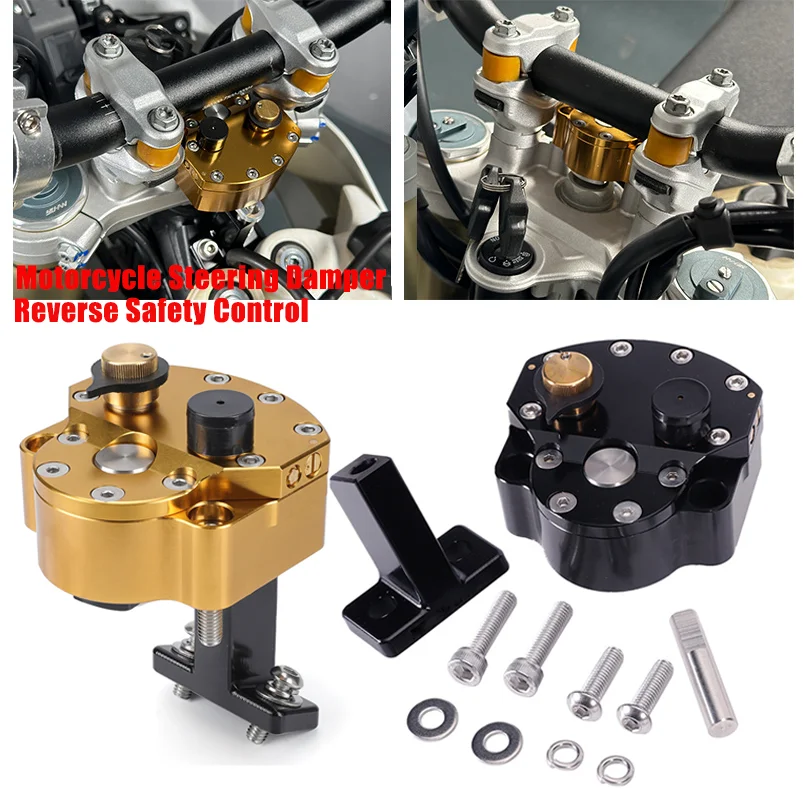 

Motorcycle Steering Damper Stabilizer Control For KOVE 450 Rally 2023-2024 Kit Shock Absorber Kit Reverse Safety Control