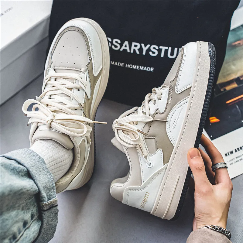 

Мужская повседневная обувь, кожаная обувь на вулканизированной подошве, удобные кроссовки, мужская спортивная обувь, Zapatos De Hombre