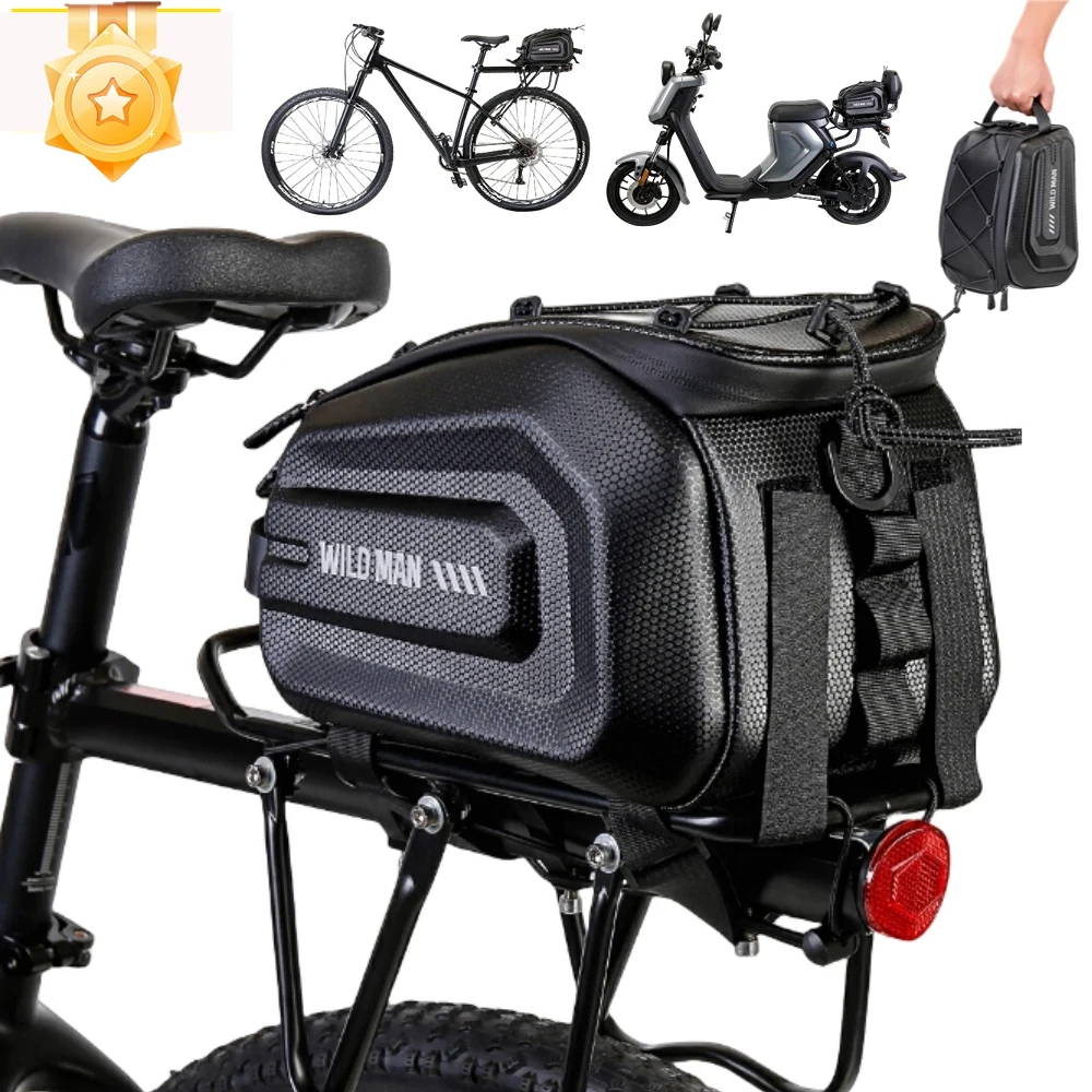 

4L EVA Hard Shell Bike Bags Multifunction Bicycle Luggage Carrier Bags Large Capacity Waterproof For MTB Road Bike Accessories