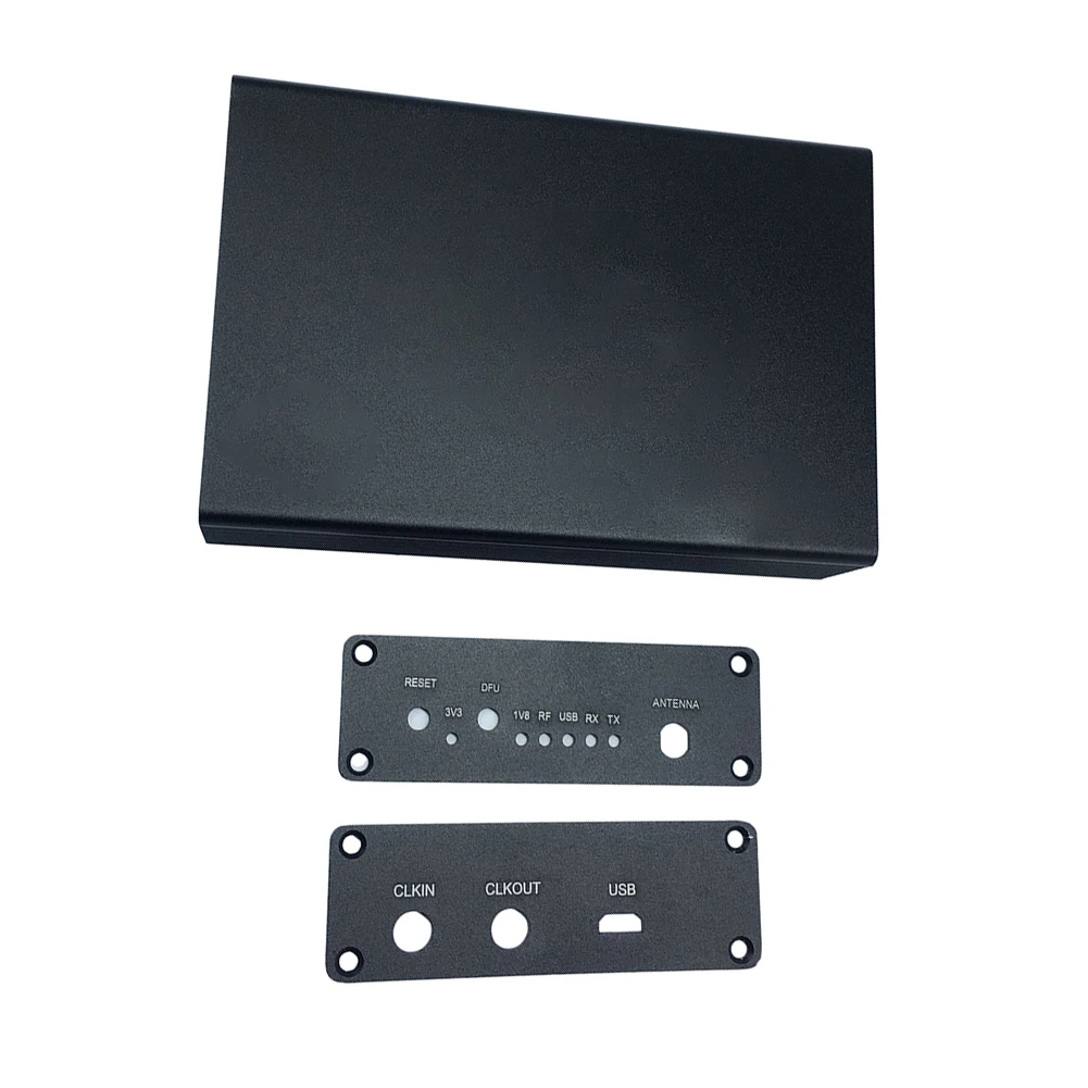Aluminum Alloy Enclosure Case Matte Black For HackRF 1MHz-6GHz Software Defined Radio Platform Shielding Housing