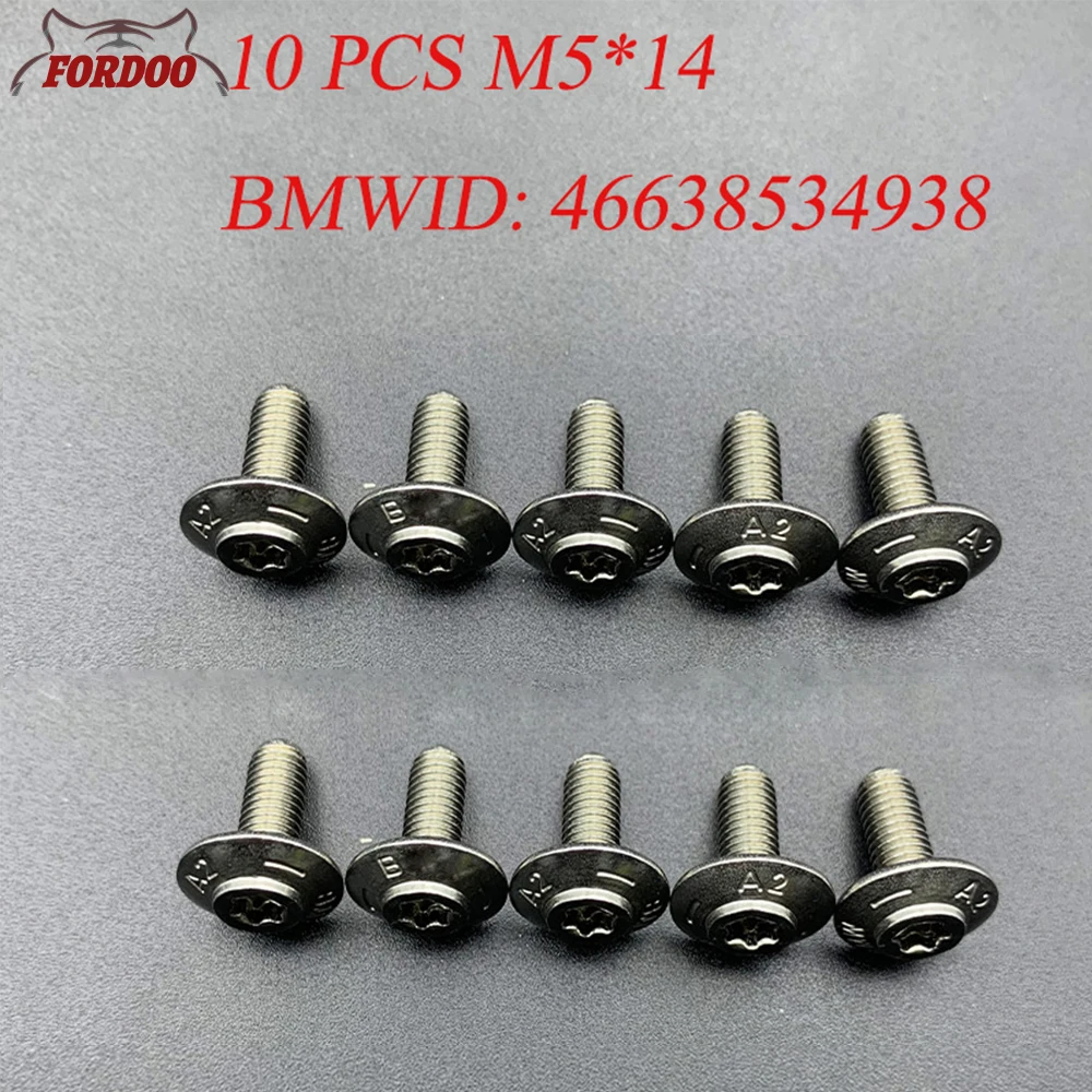 For BMW Motorcycle Shell Stainless Steel Screws R1300GS F900GS Adventure R1200GS R1250GS R1200RT S1000XR RR S1000R F750GS F850GS