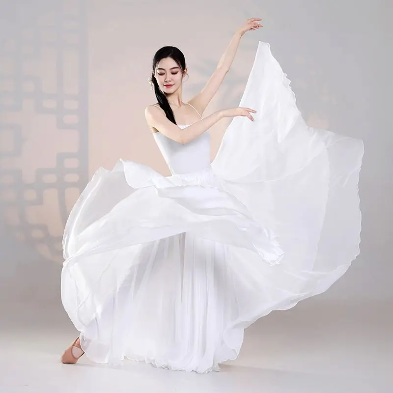 1080 degree large skirt hem dance skirt pants classical dance elegant fairy spirit dance costume Chinese style modern skirt