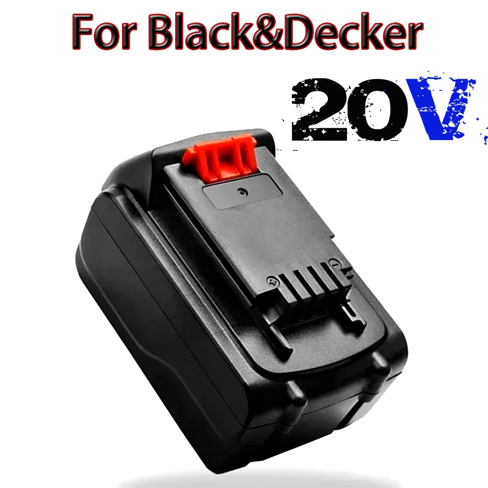 

20V 10000mAh Li-ion Rechargeable Battery for Black and Decker LB20 LBX20 LBXR20 Power Tool Replacement Battery