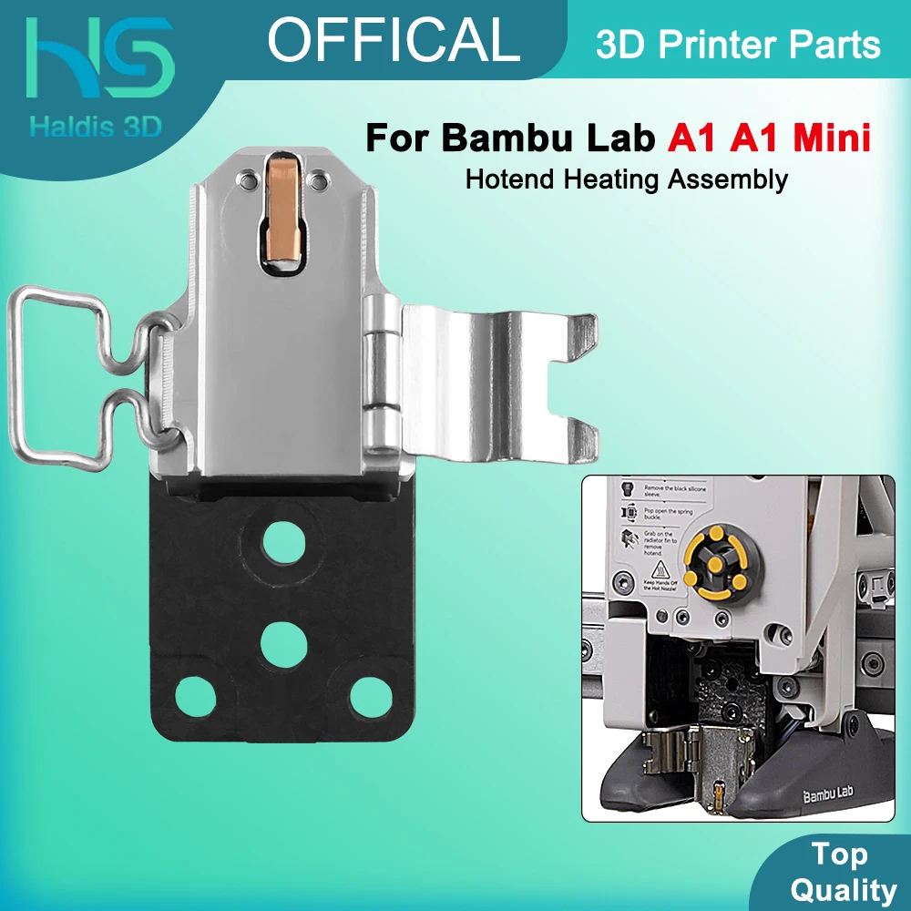 Hotend Kit Mount For Bambu Lab A1/A1 Mini Heating Assembly With Cable Mounting Components A1 Mini Nozzle 3D Printer Accessories