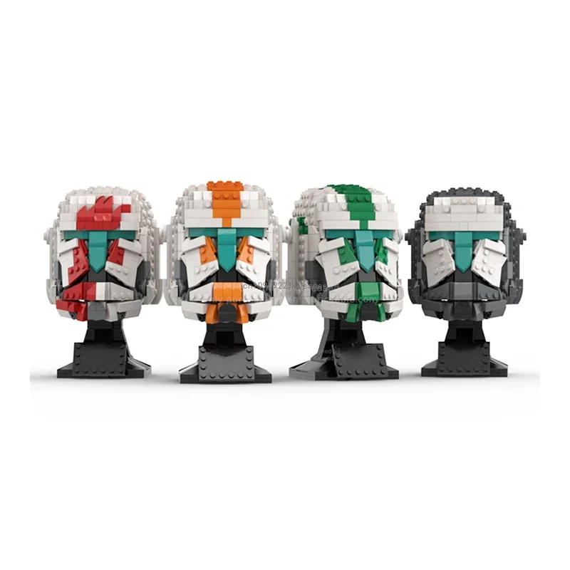 Moc 2465 pz Star Battle Delta Squad Caschi Modello Building Blocks Mattoni Fai Da Te Educazione Assemblaggio Giocattoli per I Bambini Regali Di Natale