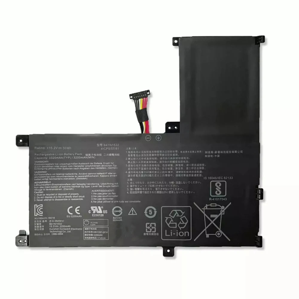 7XINbox B41N1532 15.2V 50Wh Laptop Battery for ASUS Q504U Q504UAK Q504UA ZenBook Flip UX560UA