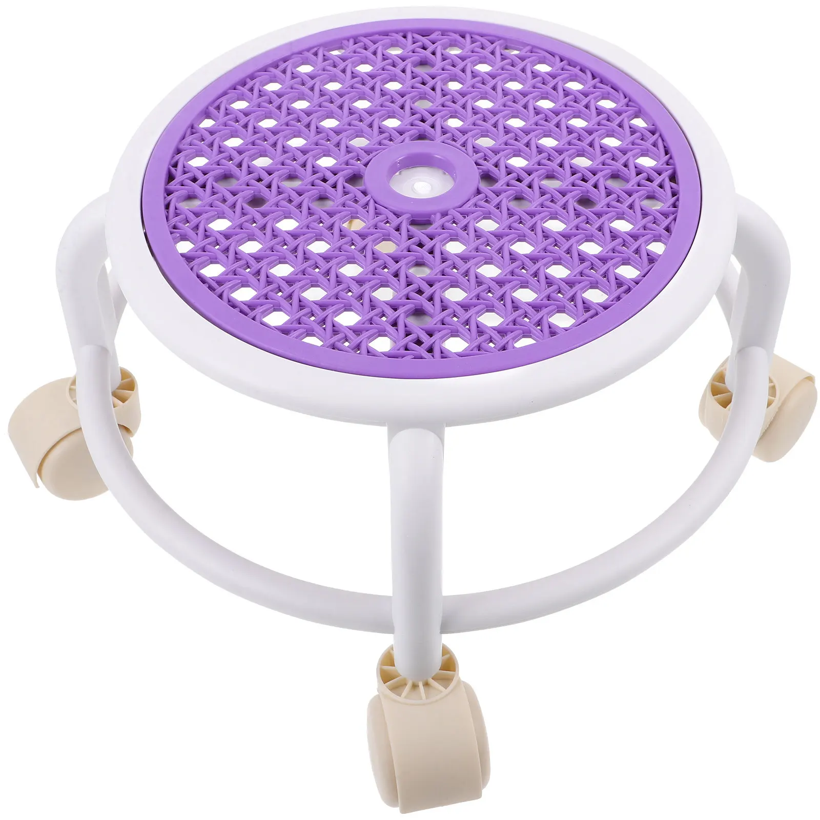 

Круглый низкий маленький вращающийся стул на колесиках, легкий пластиковый стул для педикюра с колесами, многофункциональный, удобный для маникюра