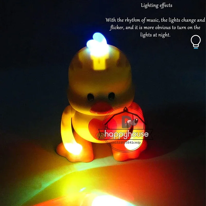 Electronic Dancing Duck Toy for Kids Musical Dancing Duck with Light Interactive Baby Toy Baby Musical Toys for Toddler Boy Girl