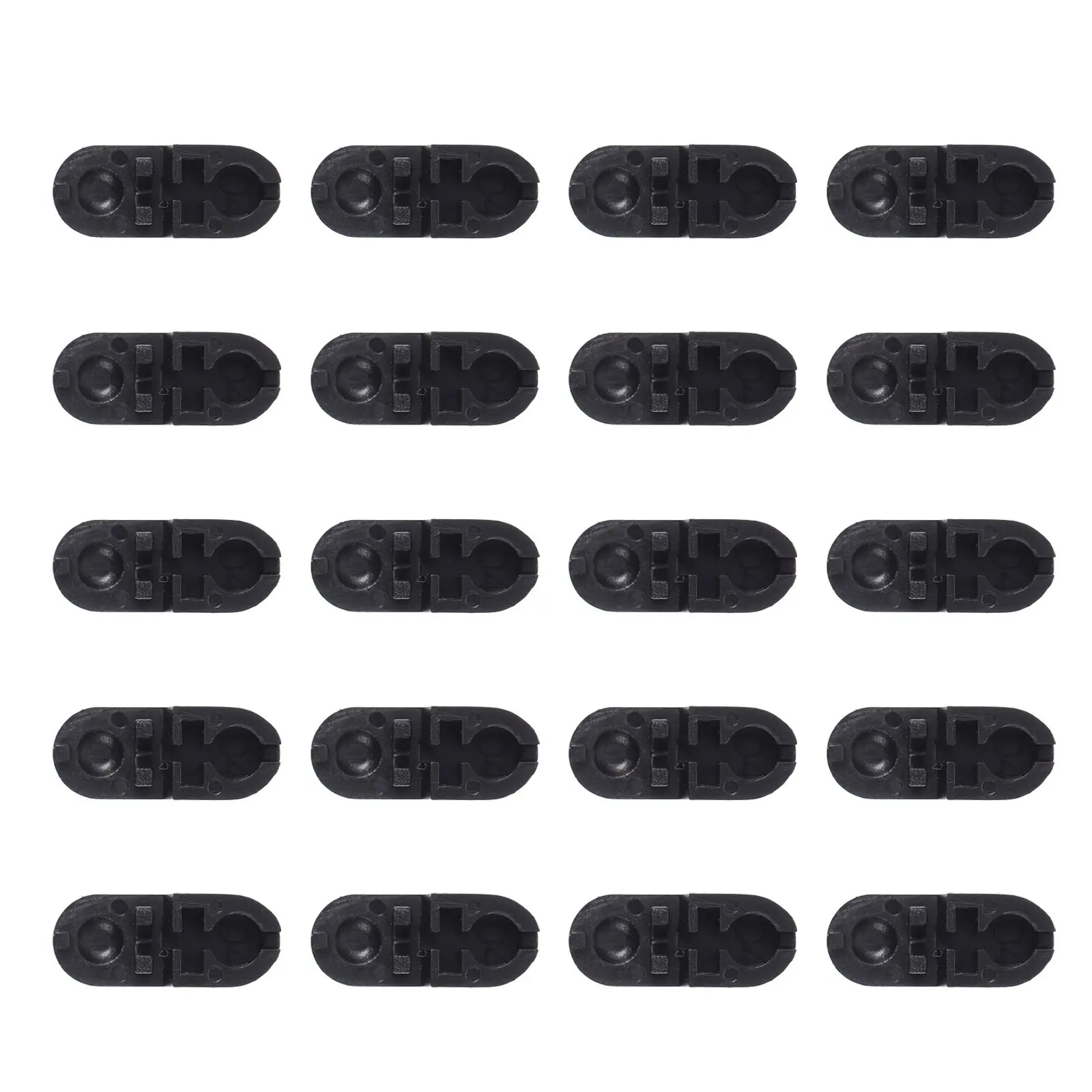 20Pcs Beaded Ball Connectors Vertical Blind Connector Clip Standard Roller Blind Chain for Store House Office Curtain