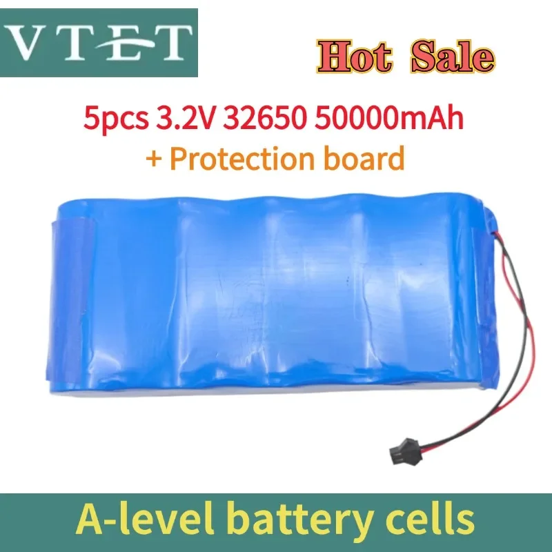 2024 New Solar Lamp Battery 3.2V Large Capacity Lithium Battery Solar Street Lamp Floodlight Battery with Protection Panel BMS