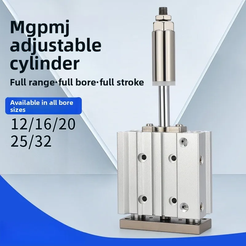 Pneumatic with magnetic adjustable three-axis rod cylinder Small pneumatic accessories