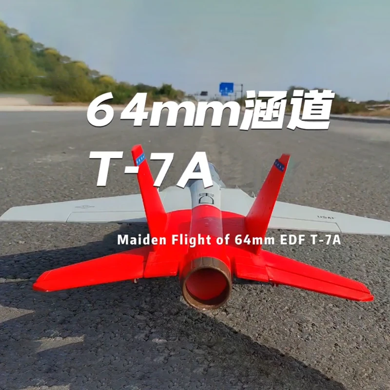

Xfly 64 мм Ducted T-7a Red Eagle Pnp 4s Электрическая модель дистанционного управления с одним двигателем Jet Trainer Модель самолета с фиксированным крылом
