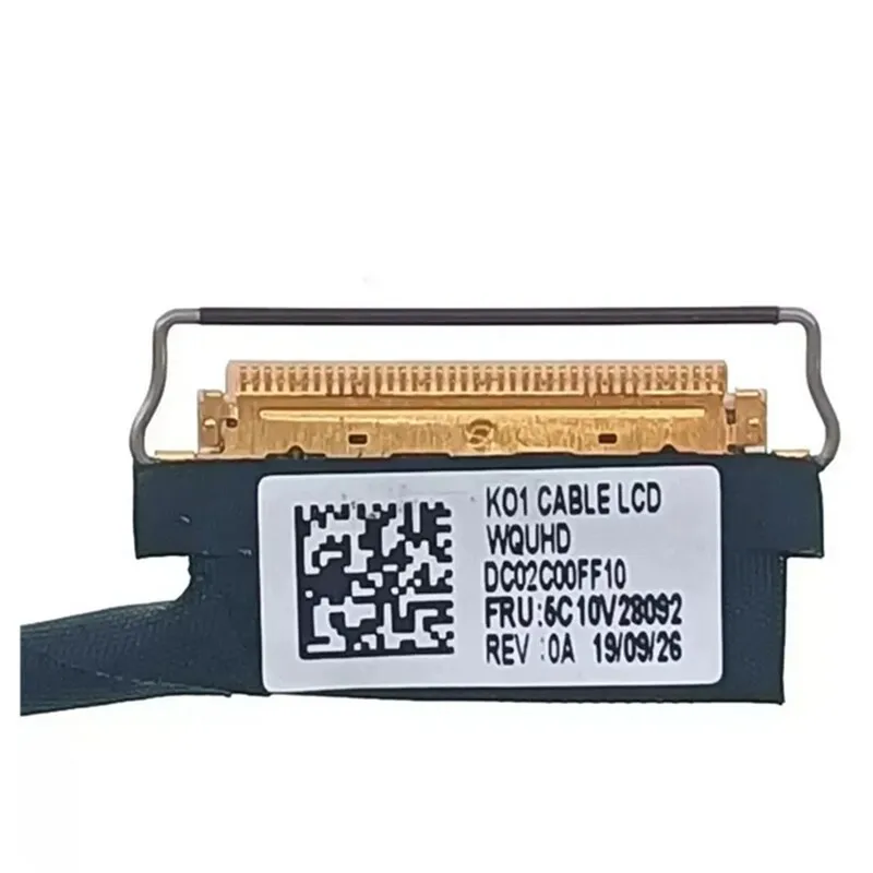 For Lenovo Thinkpad X1 2019 2020 7th 8TH WQHD gen7 4K screen cable 5C10V28092