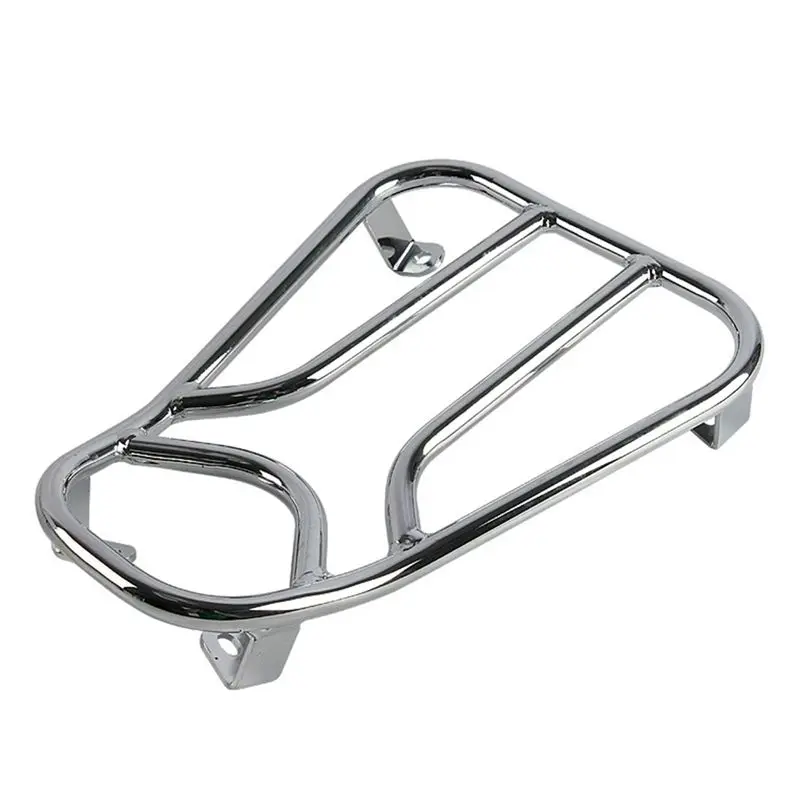 Efficientt-For Vespa Primavera 150 Foot Pedal Rear Luggage Rack Foot Pedal Rear Luggage Rack Motorcycle Accessories Silver