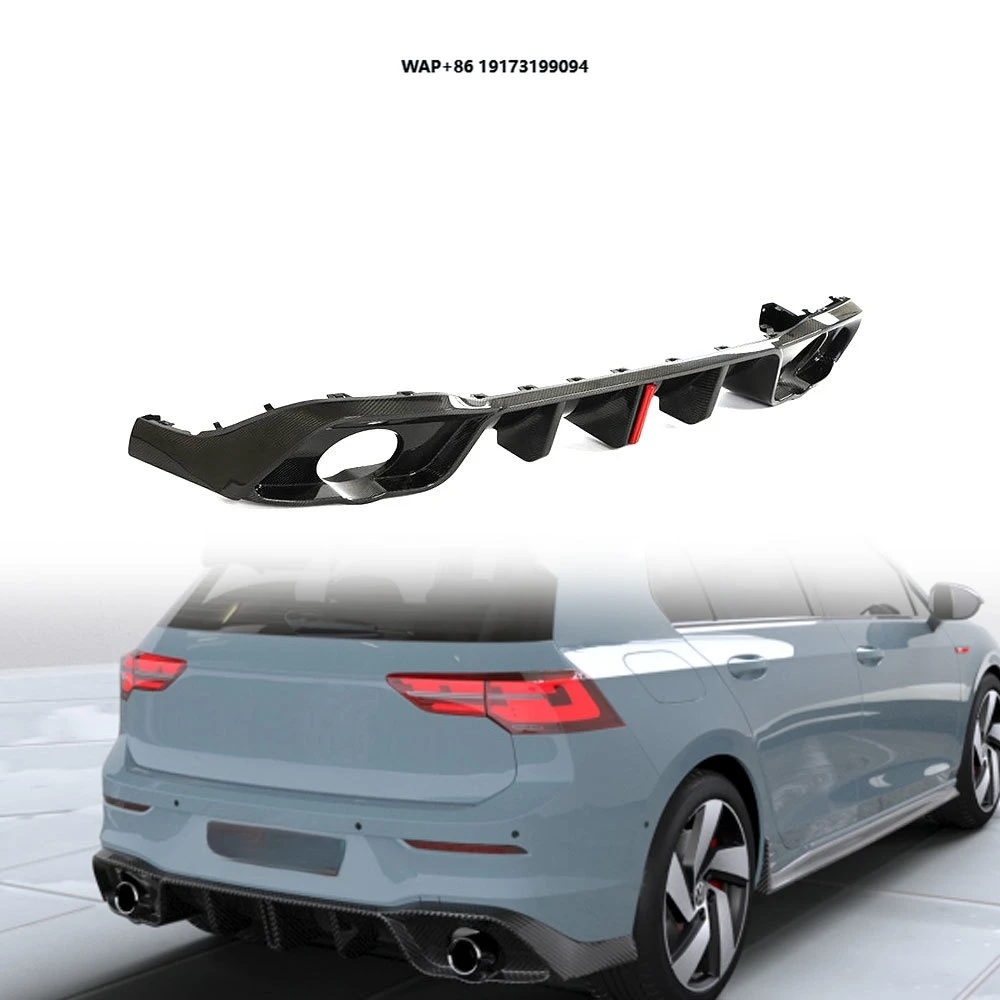 

Carbon Fiber MK8 Aero Rear Diffuser for Golf MK8 GTI 2021-2022