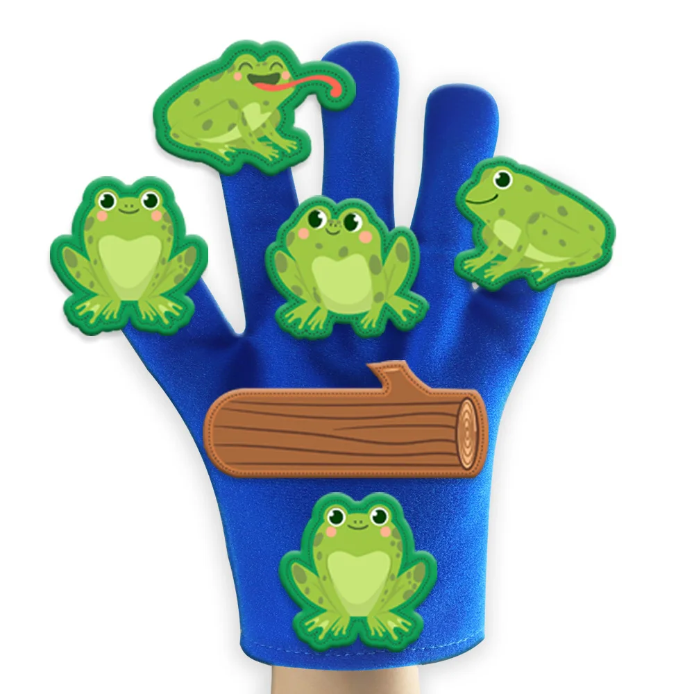 Story Telling Puppets For Kids Infant Teacher Teaching Props Kindergarten Educational Toys Storytelling Storyteller Sticky Glove