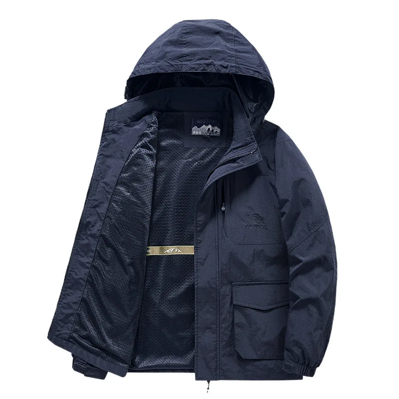 

Spring and Autumn Jacket Men's, Trendy Mountaineering Jacket Windbreaker Outdoor Sports Jacket Men's
