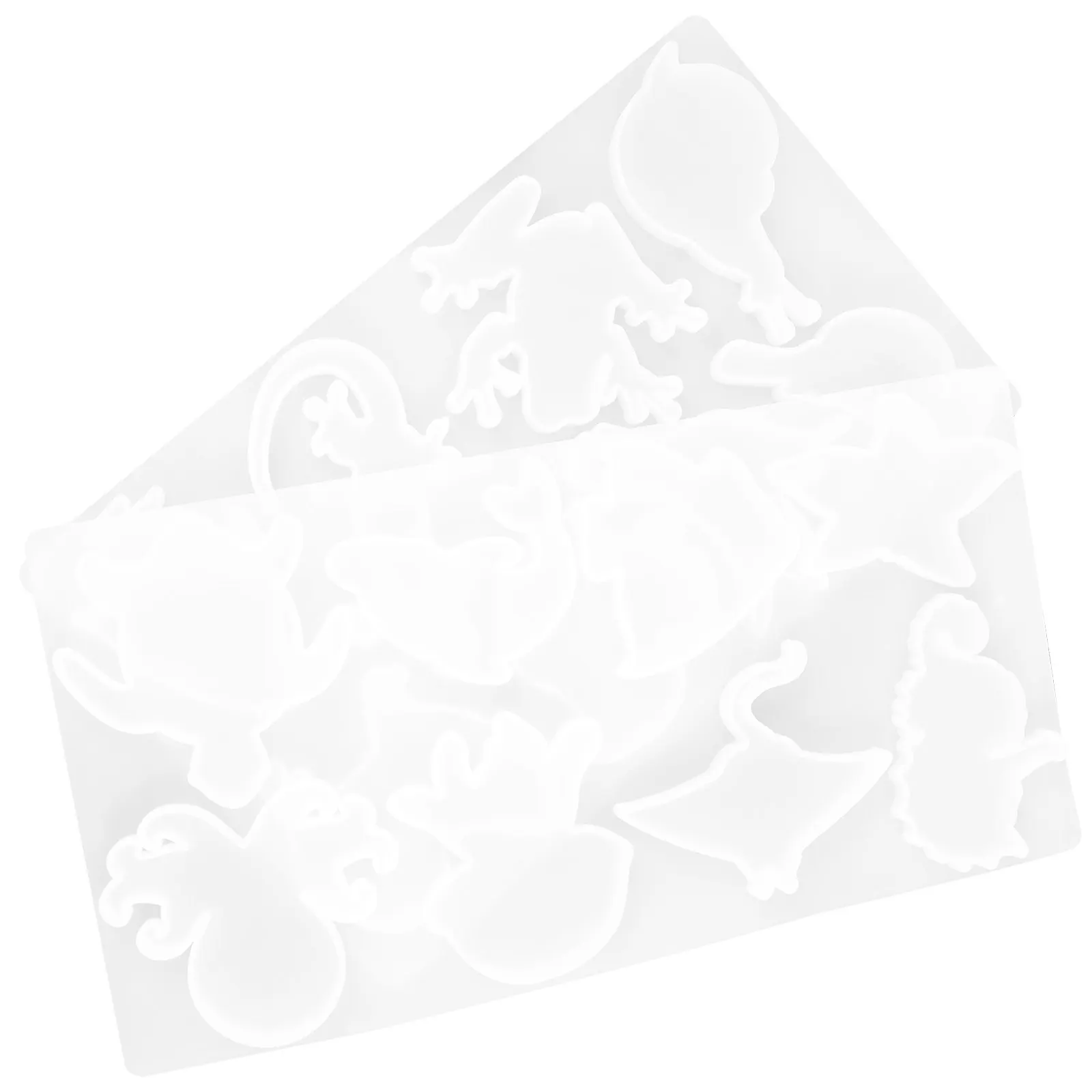 

2Pcs Animal Silicone Mold Flexible Nonstick DIY Crafts Mold Easy Release Epoxy Resin Casting DIY Supplies Silicone Animal Molds