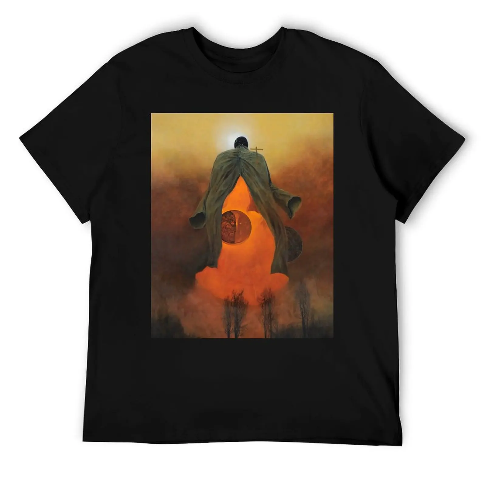 

Untitled (The Eclipse) by Zdzislaw Beksinski T-Shirt t shirt man designer T-Shirt