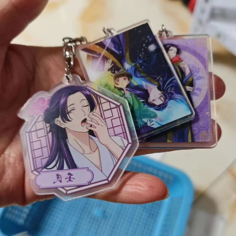 8-pcs-atacado-feminino-masculino-chaveiro-anime-boticario-medicina-casa-menina-joias-acrilicas-maomao-jinshi-chaveiro-para-namoradas