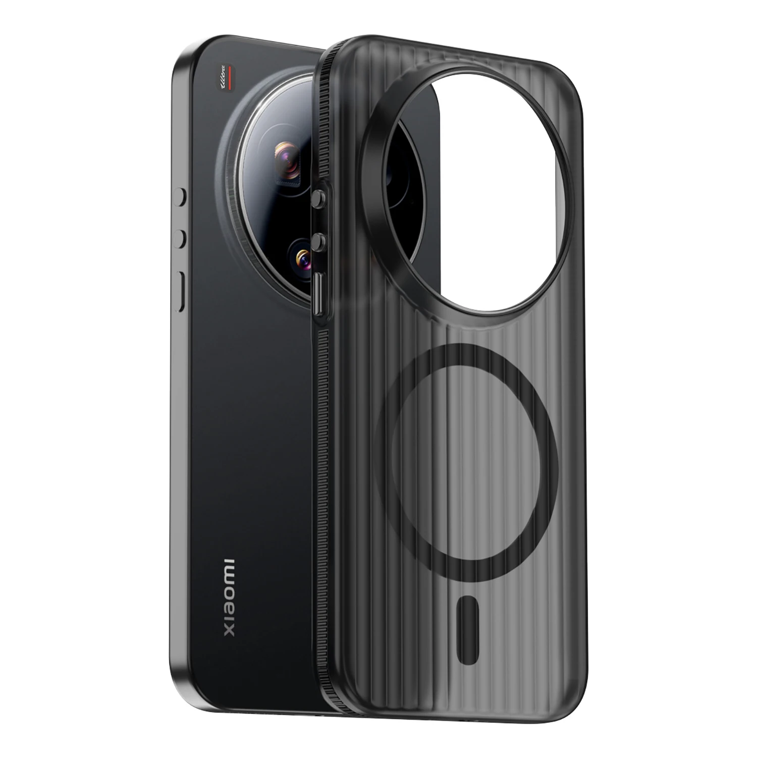 

Чехол для Xiaomi 17 Ultra [Магнитная беспроводная зарядка][Защита камеры] Матовый, полупрозрачный, ударопрочный, жесткий задний корпус