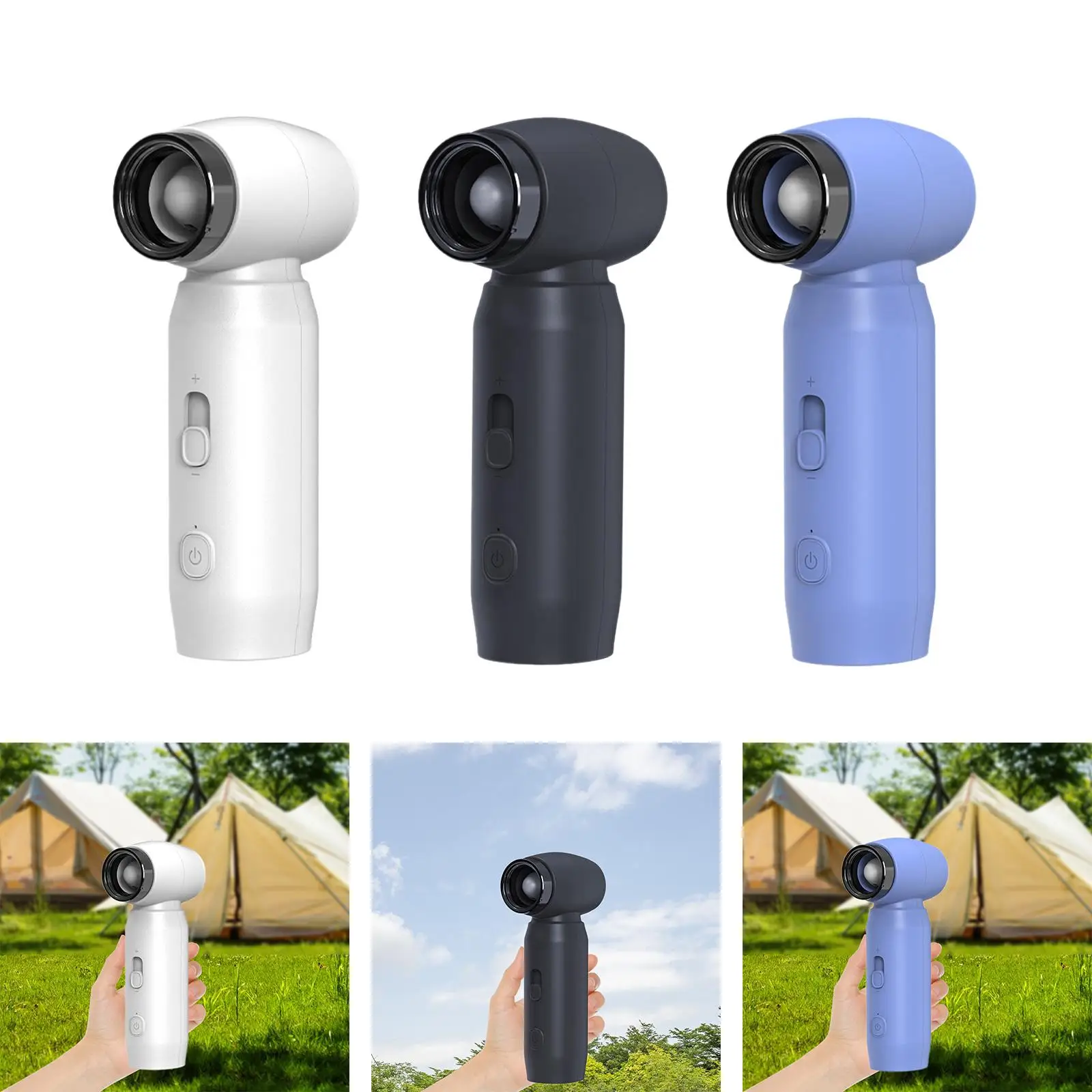 Portable Hair Dryer Small USB Rechargeable Professional High Speed Hair Dryer Mini Fan for Gift Beaches Apartment Dorm Women Men