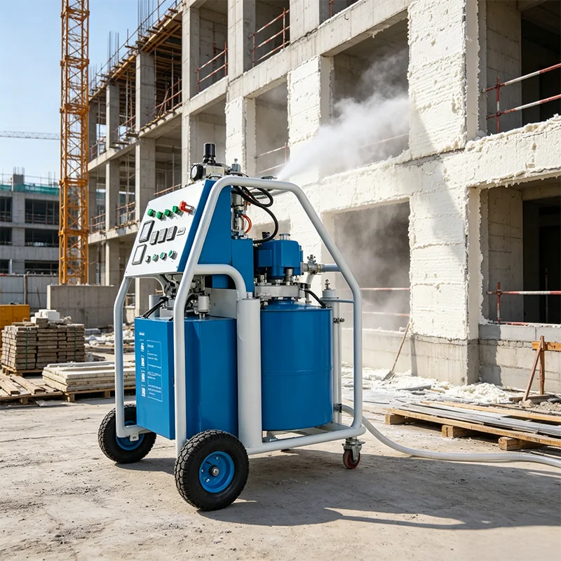 Professional Portable Polyurethane Spray Machine PU Foam Insulation Sprayer Polyurea Coating System with Spray Gun