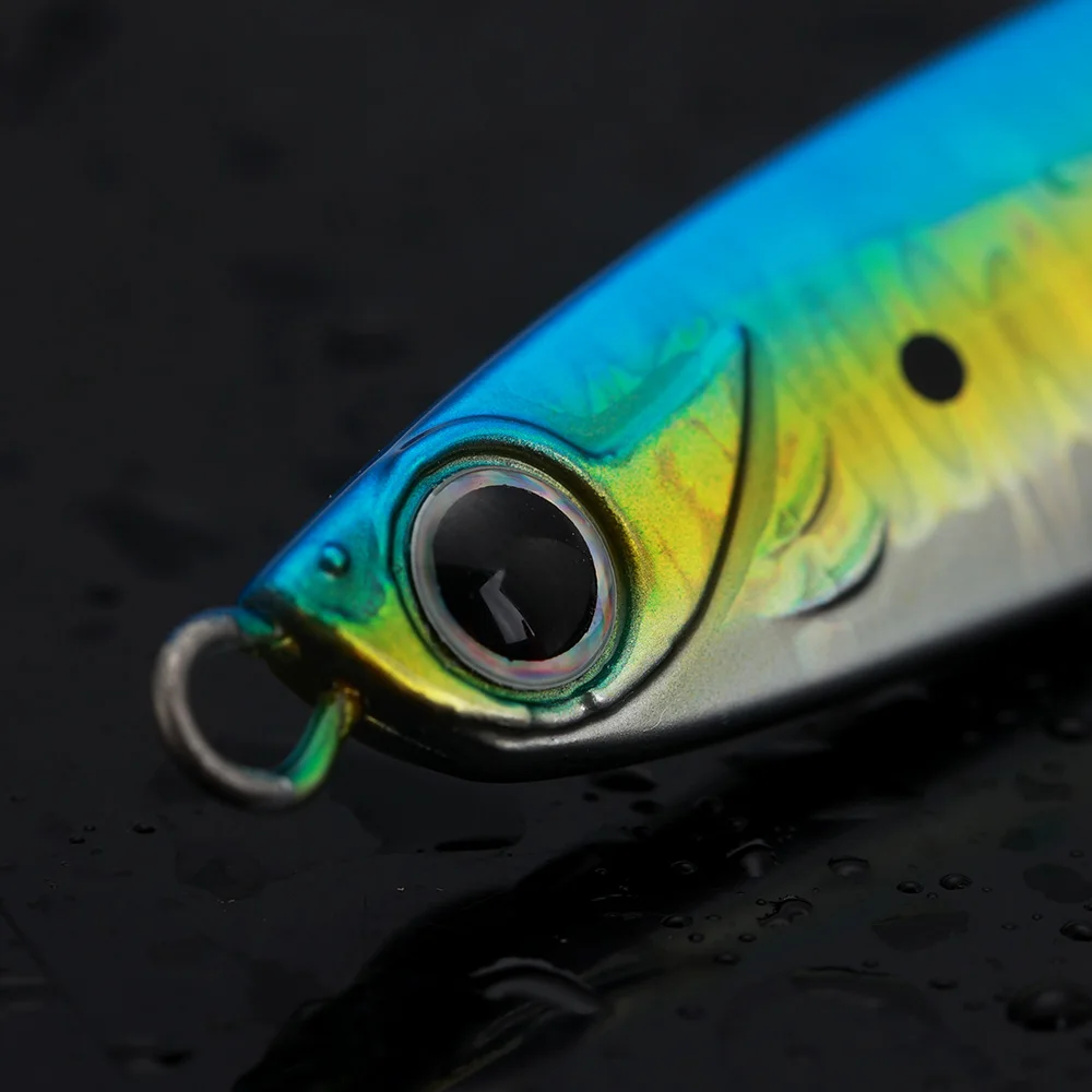 AOCLU-Long Cast Luminous Zebra Jig, langsamer Metallköder, Meeresangeln, Big Game, japanische Qualität, 35 g, 45 g, 60 g, 80 g, 100 g – Detail 3
